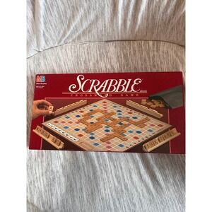 Vintage 1989 Scrabble‎ Crossword Game Milton Bradley Complete